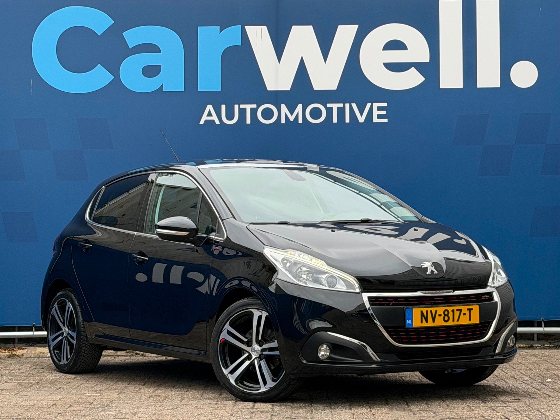 Peugeot 208 1.2 PureTech GT-line|Distributie VV|Pano|Camera|, Auto's, Voorwielaandrijving, Automatische klimaatregeling, Leder en Stof