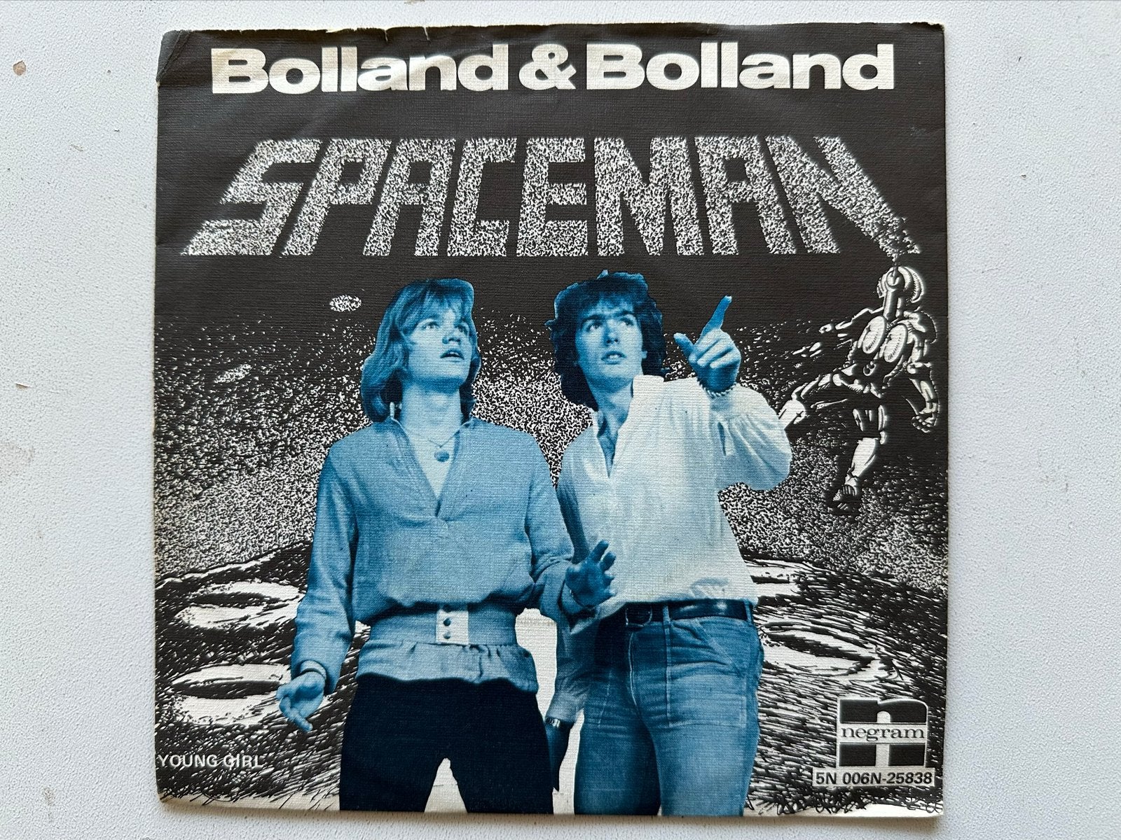 Bolland & Bolland - Spaceman / Young Girl (Single, 1978), Ophalen of Verzenden, Gebruikt, 7 inch, Pop