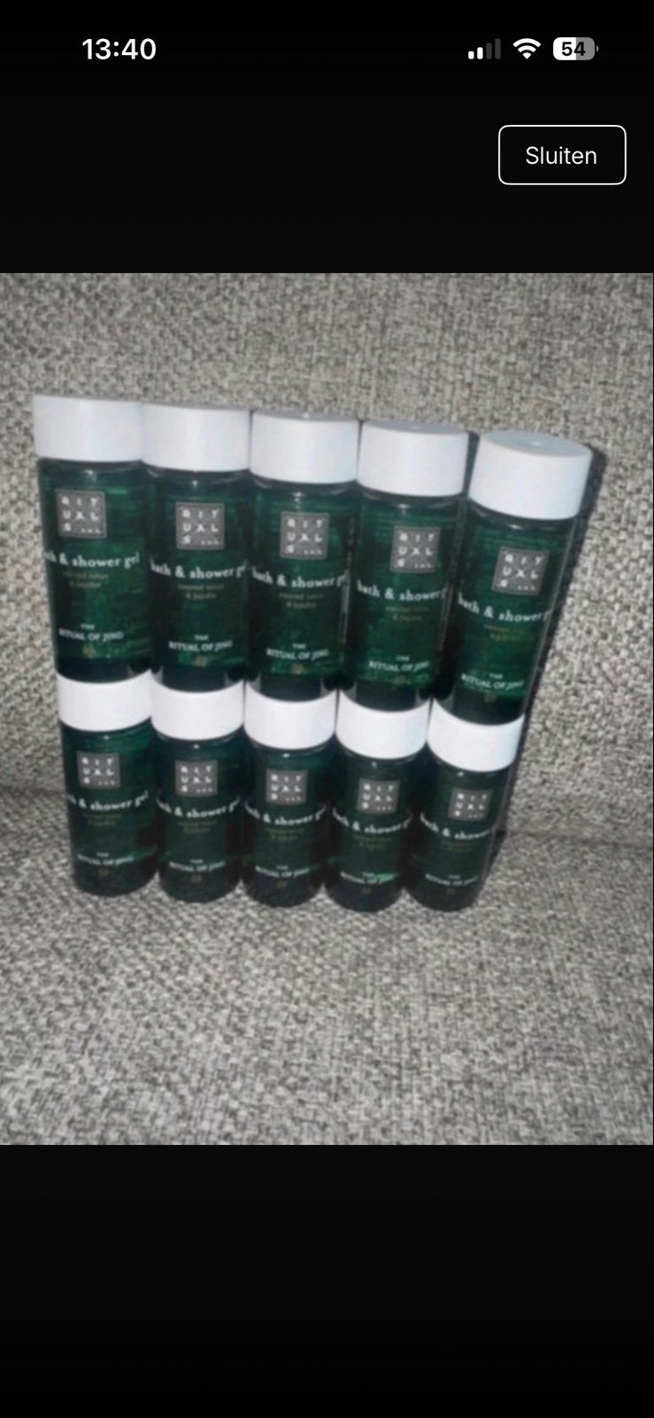 Rituals The Ritual of Jing Bath & Shower Gel (10 stuks), Ophalen of Verzenden, Nieuw, Bad & Douche