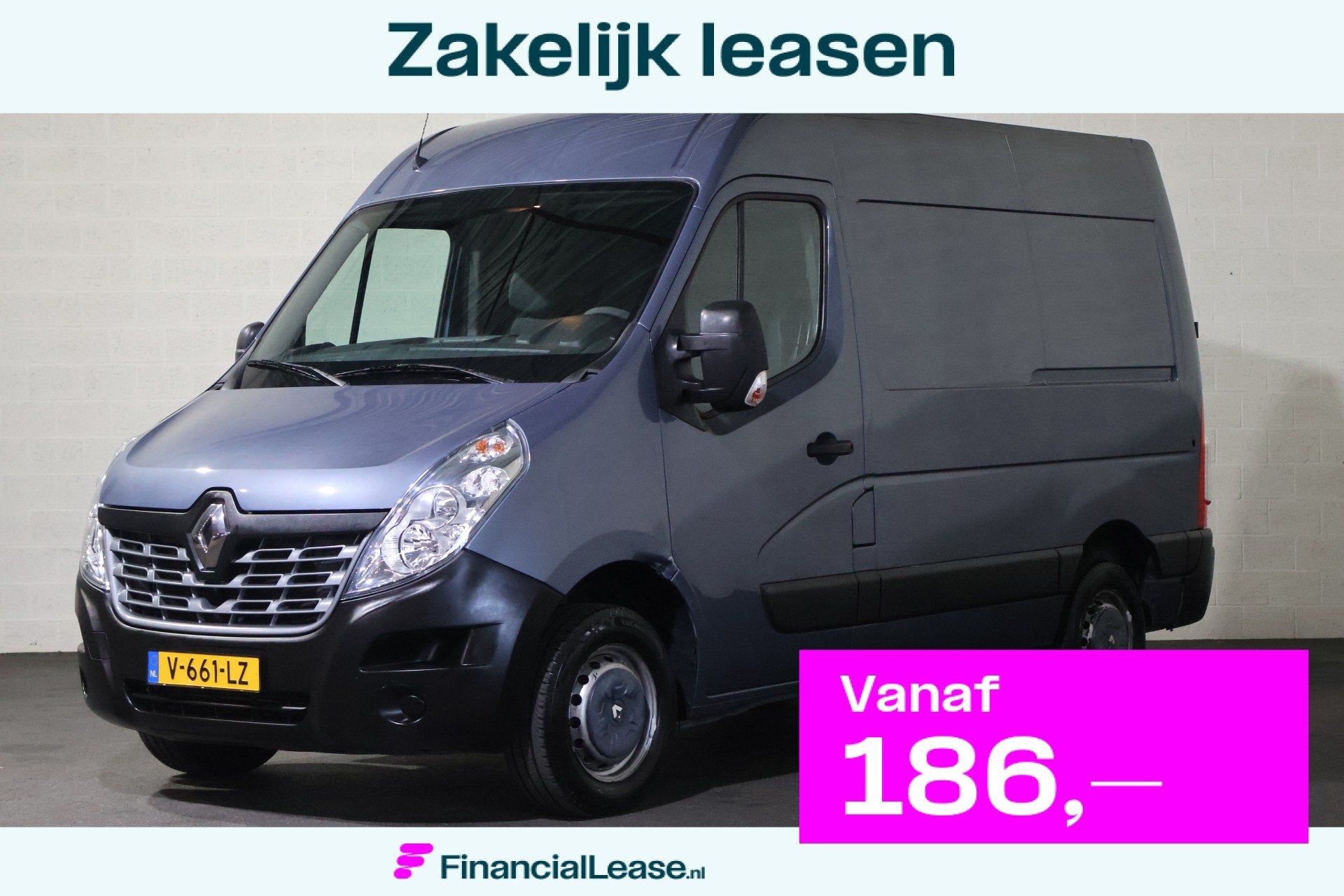 Renault Master 2.3 dCi L1 H2, Stof, Gebruikt, Euro 6, 4 cilinders