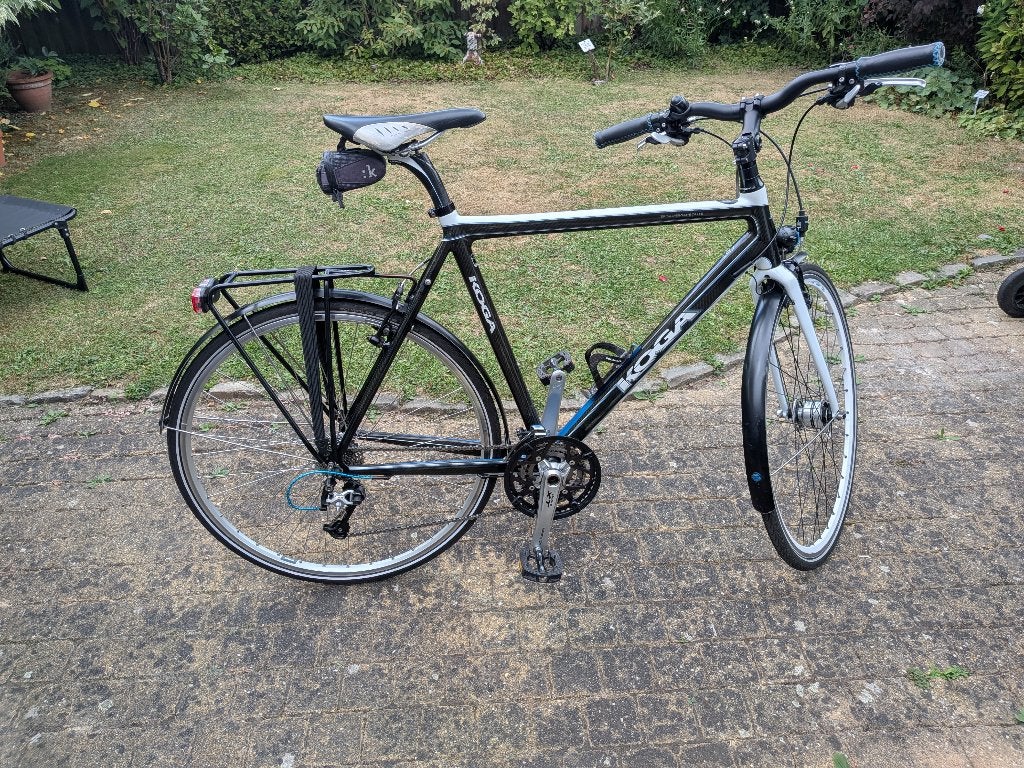 Koga Terraliner Carbolite 60 cm, Ophalen, 28 inch, Gebruikt, Velgrem
