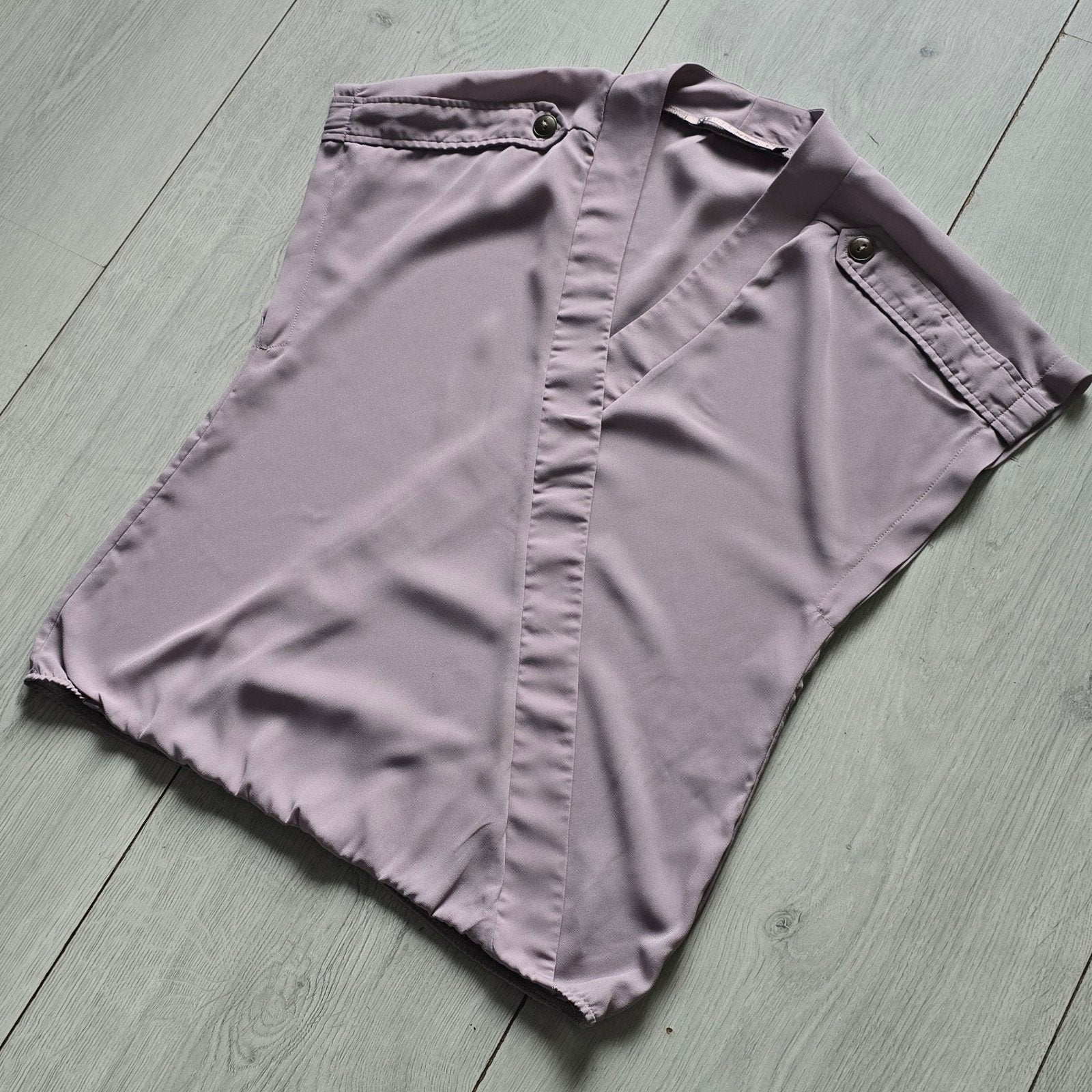 Styles by Steps wikkelblouse maat L, Kleding | Dames, Blouses en Tunieken, Maat 42/44 (L), Ophalen of Verzenden, Grijs, Gedragen