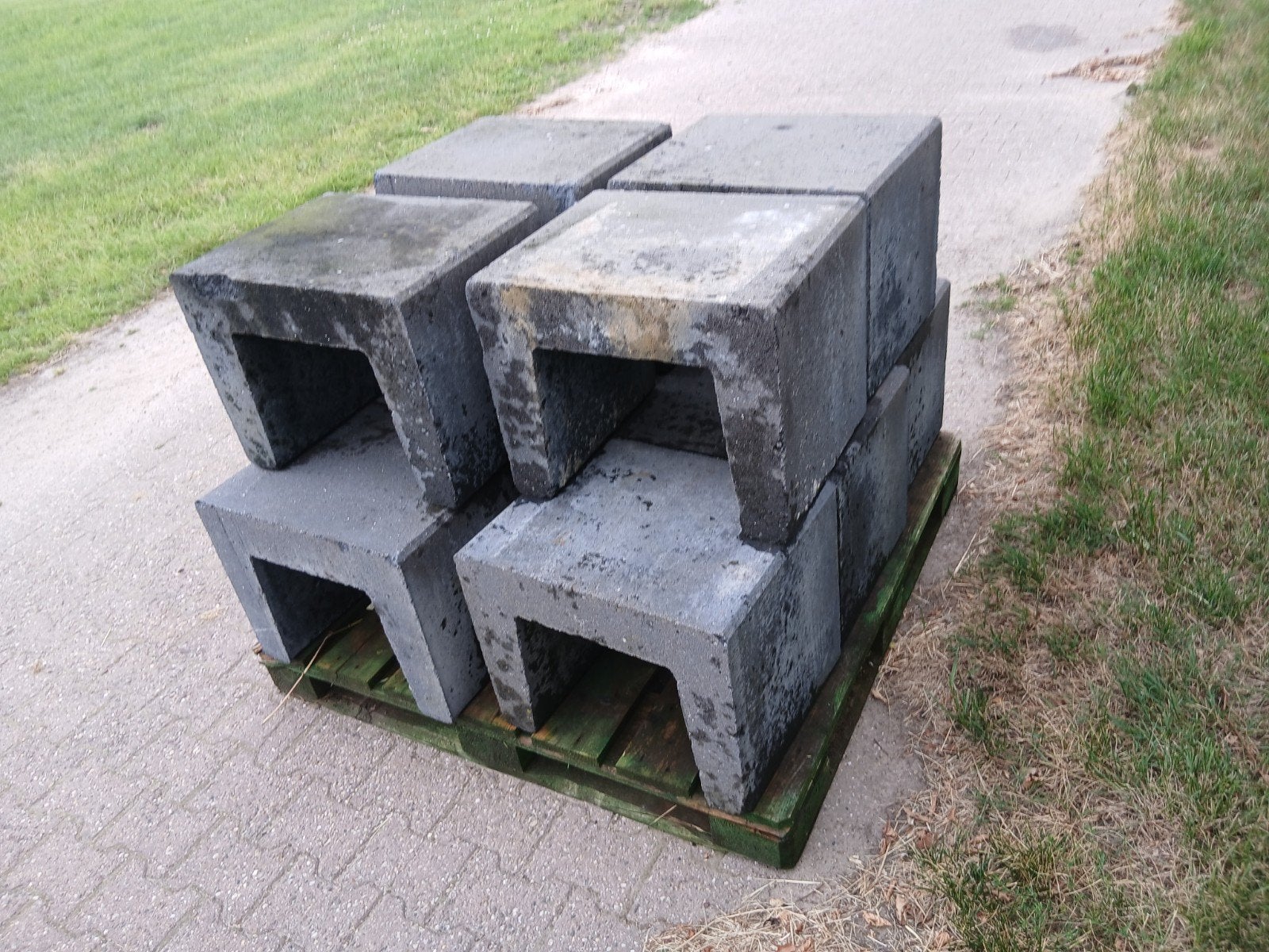 U-Steen antrasiet  poeren antrasiet, Tuin en Terras, Grind, Keien en Split, Ophalen of Verzenden, Gebruikt, Antraciet, Overige typen