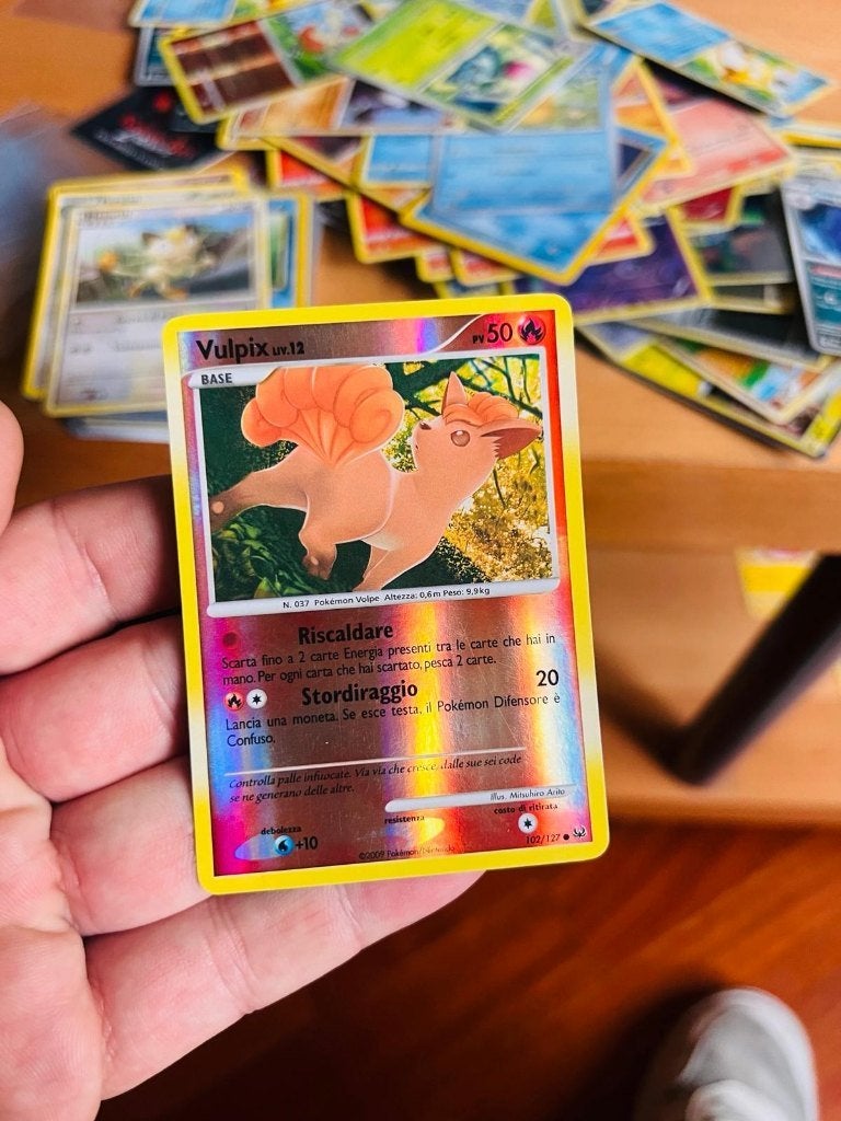 Vulpix 102/127 Reverse Holo Platinum Pokemon, Verzenden, Zo goed als nieuw, Losse kaart, Foil
