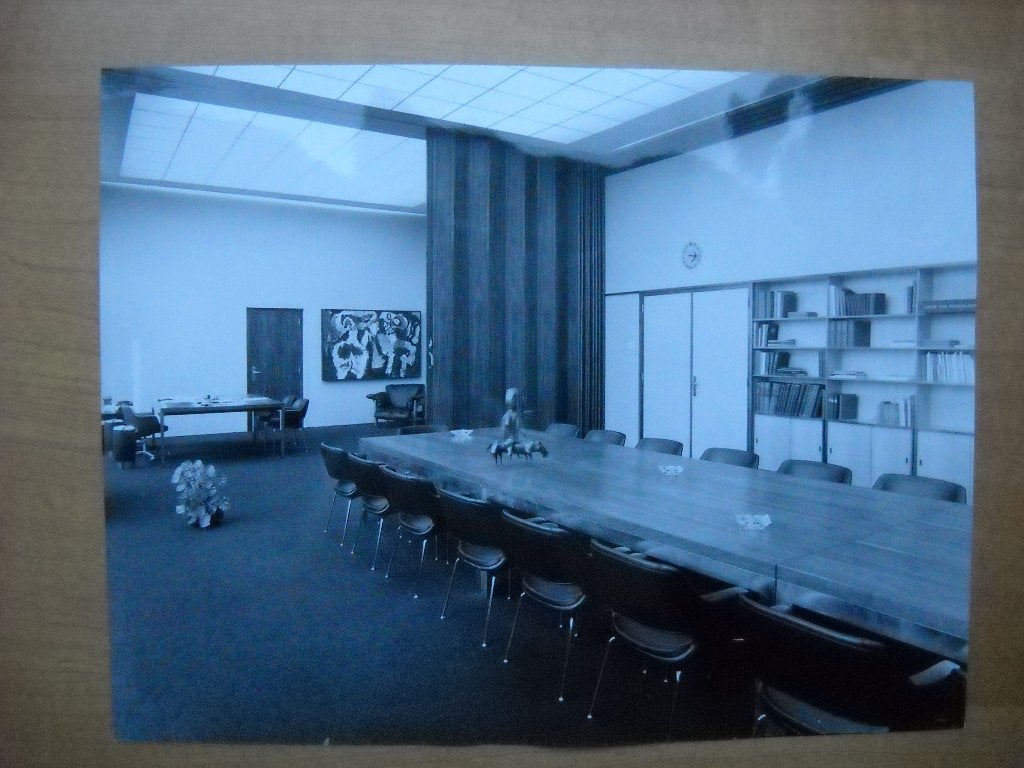 Grote foto van zaalinrichting, 16x24cm , meubelen, etcetera, Verzenden, Foto, Fotografie, Handgemaakt