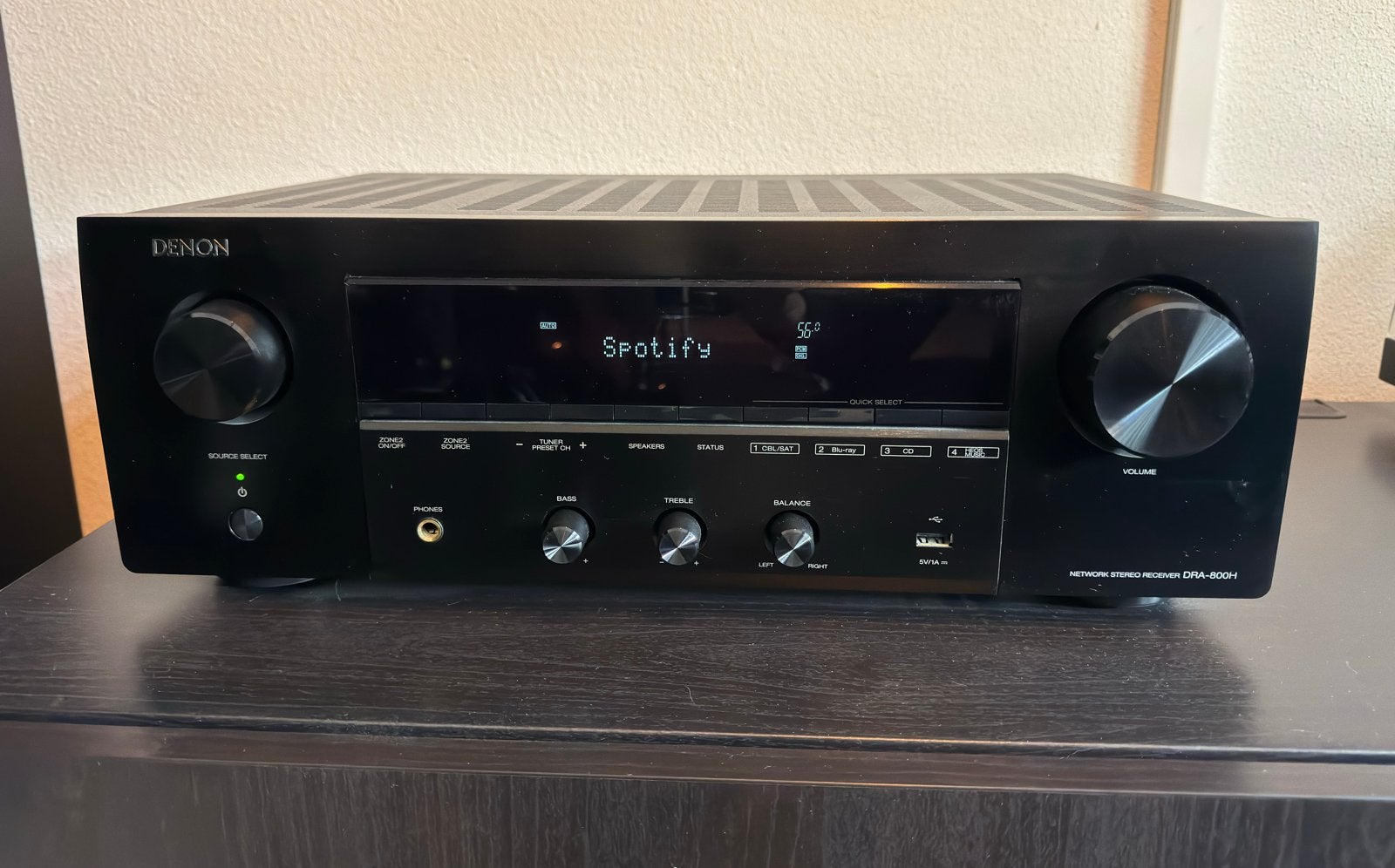 Denon DRA-800H Netwerk Stereo Receiver, Audio, Tv en Foto, Ophalen, Denon, Zo goed als nieuw, 60 tot 120 watt