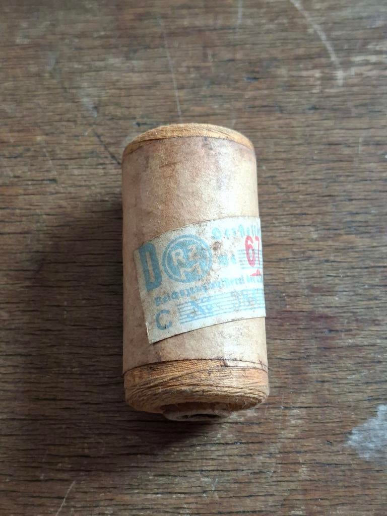 Ww2 wo2 Duitse rol garen origineel rzm gestempeld, Verzamelen, Ophalen of Verzenden, Duitsland