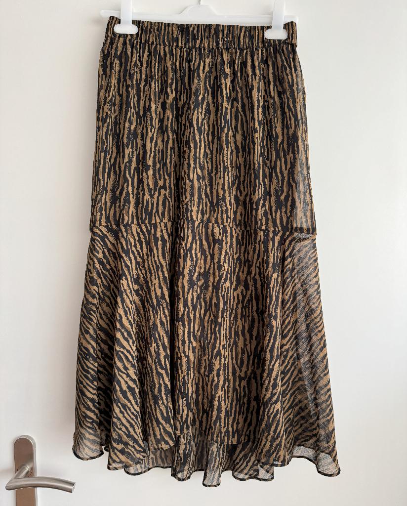 Esprit rok - mt 38 - zwart/bruin, Kleding | Dames, Rokken, Maat 38/40 (M), Zwart, Ophalen of Verzenden, Zo goed als nieuw