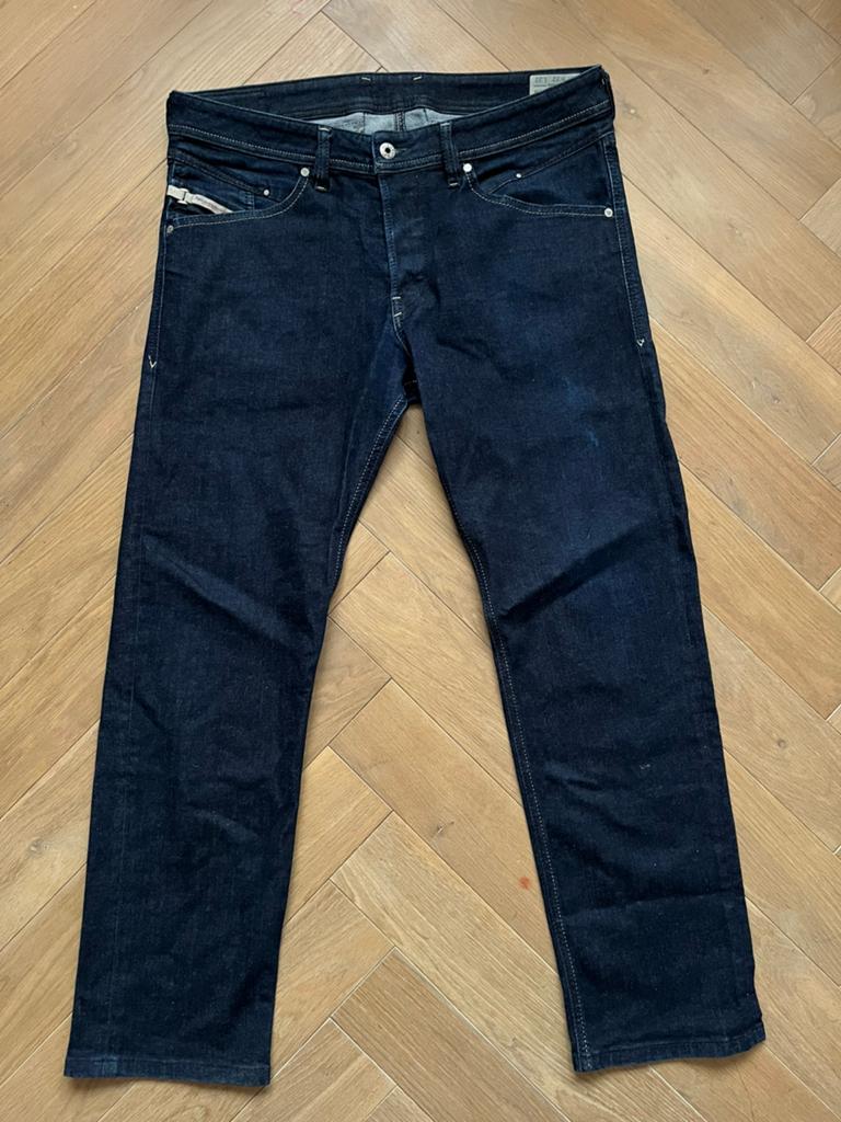 DIESEL BELTHER broek jeans W32 L32 *NIEUW*, Diesel, Blauw, Nieuw, W32 (confectie 46) of kleiner