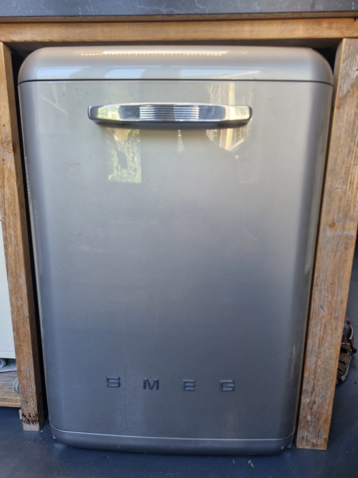 Smeg vaatwasser grijs - afvoerleiding te vervangen, Ophalen, Niet werkend, Vrijstaand