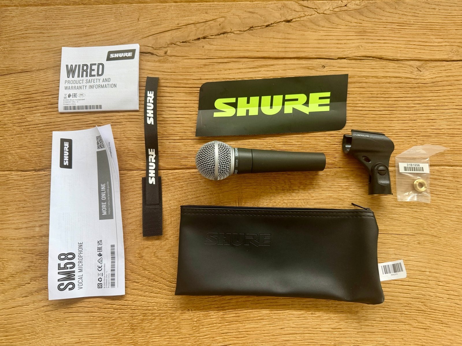 Shure SM58-LCE Zangmicrofoon - Nieuw in doos, Verzenden, Nieuw, Zangmicrofoon