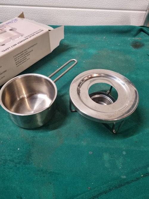 boterverwarmer zonder lepel  roestvrijstaal, Ophalen of Verzenden, 'T Olde Gre-j, Info@toldegrej.nl, Endepoelstraat 20f Didam
