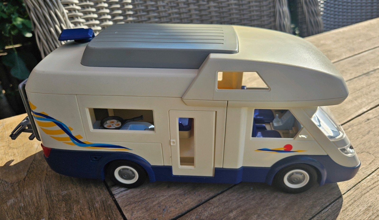 Playmobil 4859 Camper met toebehoren - Nette staat, Gebruikt, Complete set, Voertuig, Ophalen of Verzenden