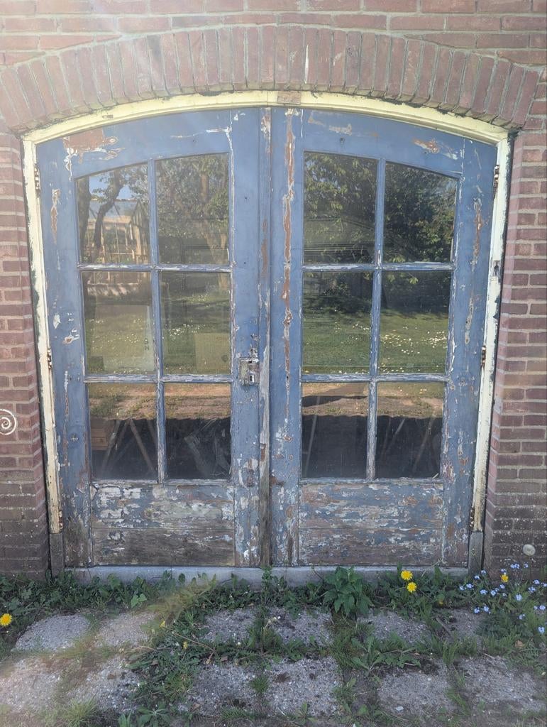 Vintage schooldeuren, Ophalen, Gebruikt, Buitendeur, 200 tot 215 cm