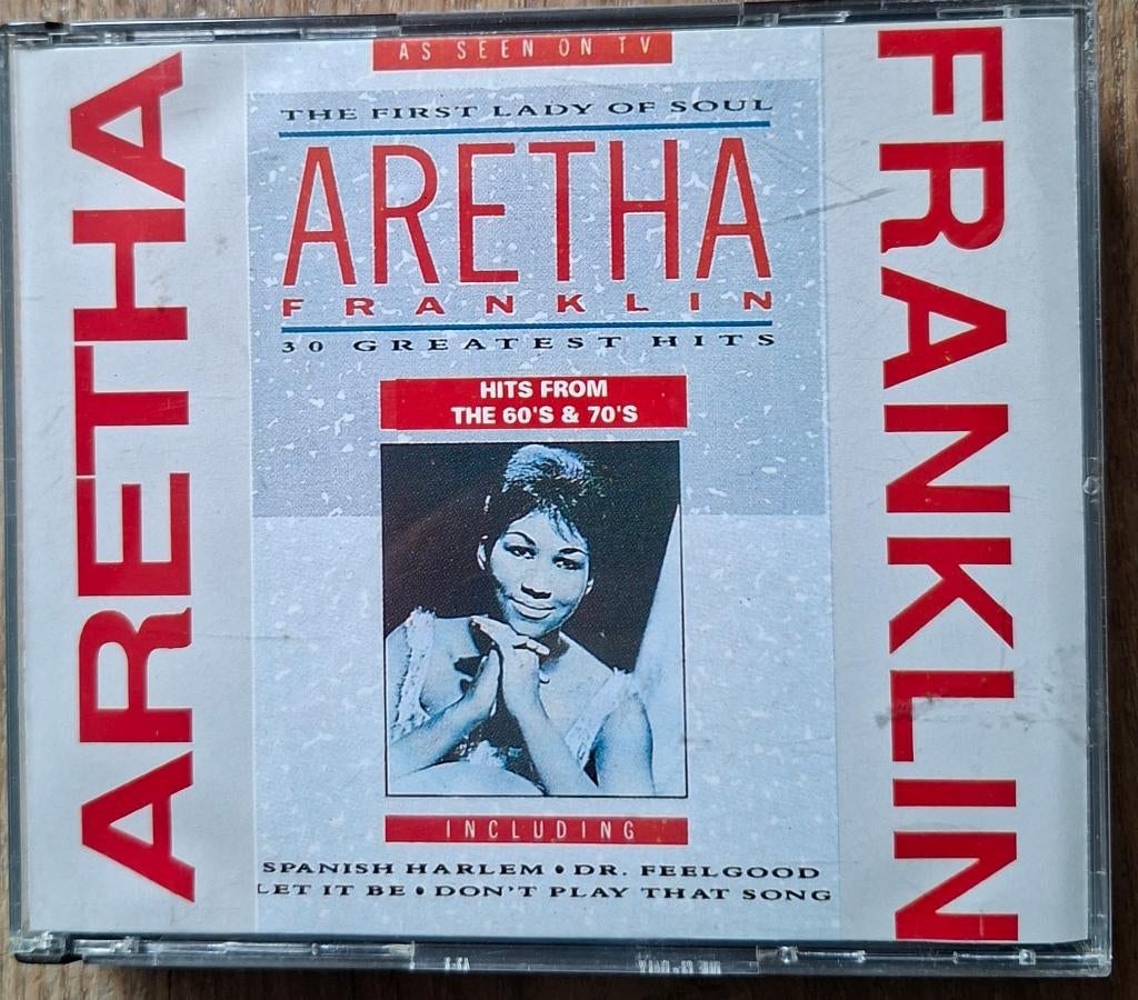 Aretha Franklin	30 greatest hits 2cd, Ophalen of Verzenden, Zo goed als nieuw