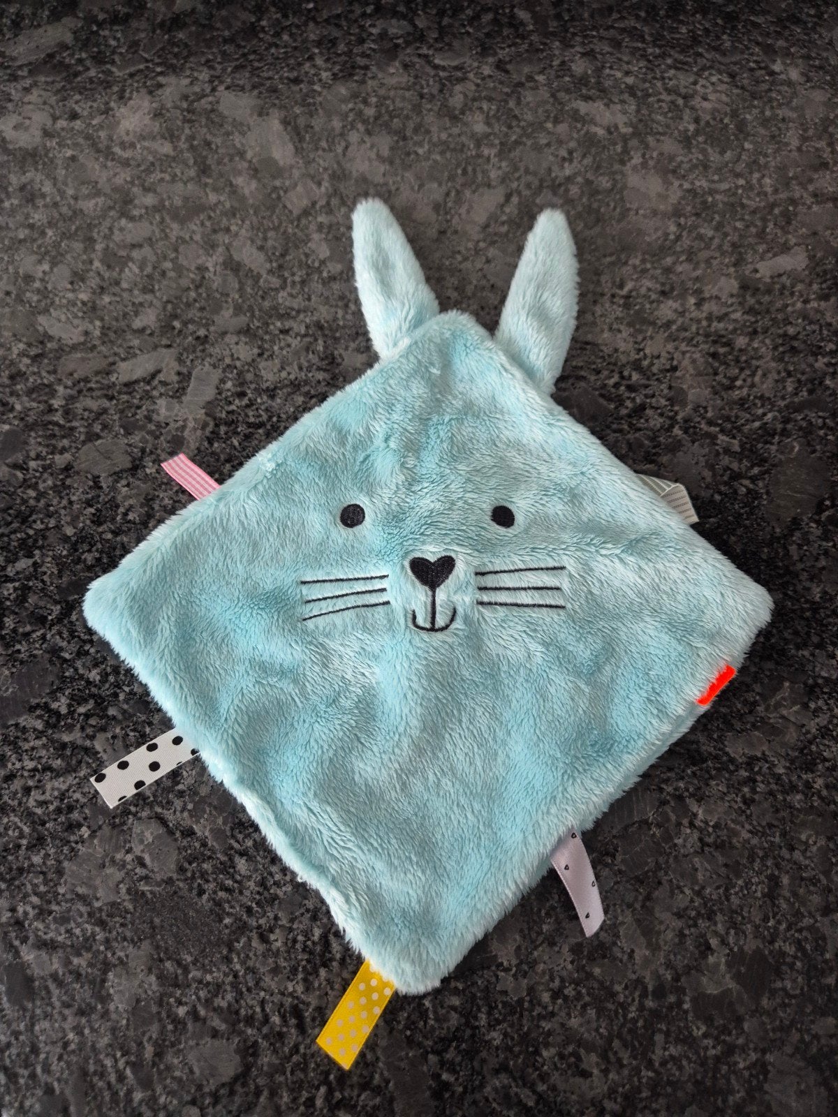 HEMA  - Knuffeldoekje Konijn blauw, Ophalen of Verzenden, Konijn