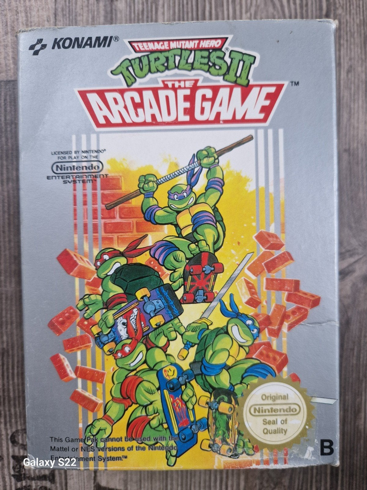 Teenage Mutant Hero Turtles II: The Arcade Game NES, Spelcomputers en Games, Avontuur en Actie, Gebruikt, 2 spelers, Eén computer