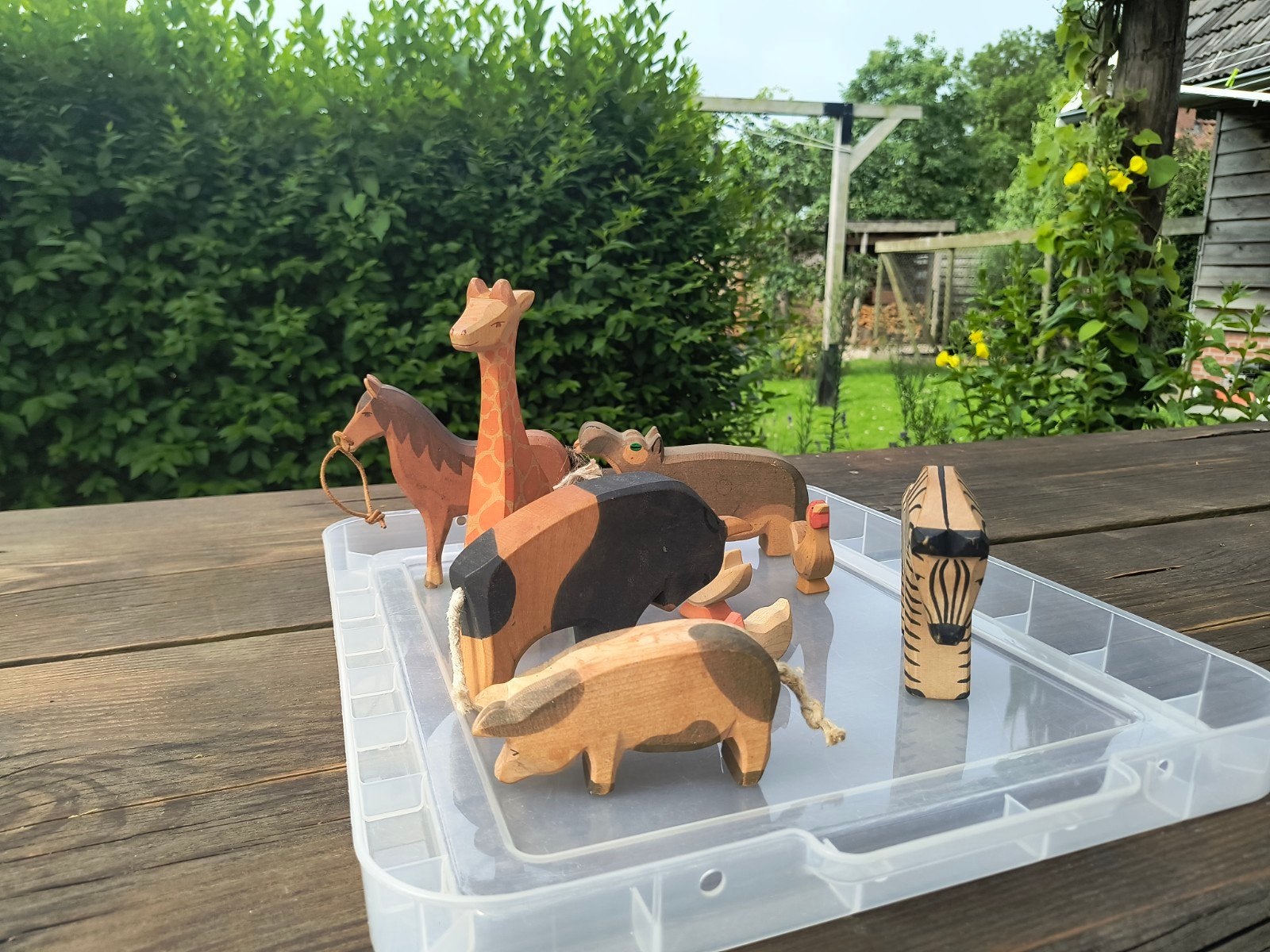Houten Dieren Speelgoed - Ostheimer, Ophalen of Verzenden, Gebruikt, Overige typen