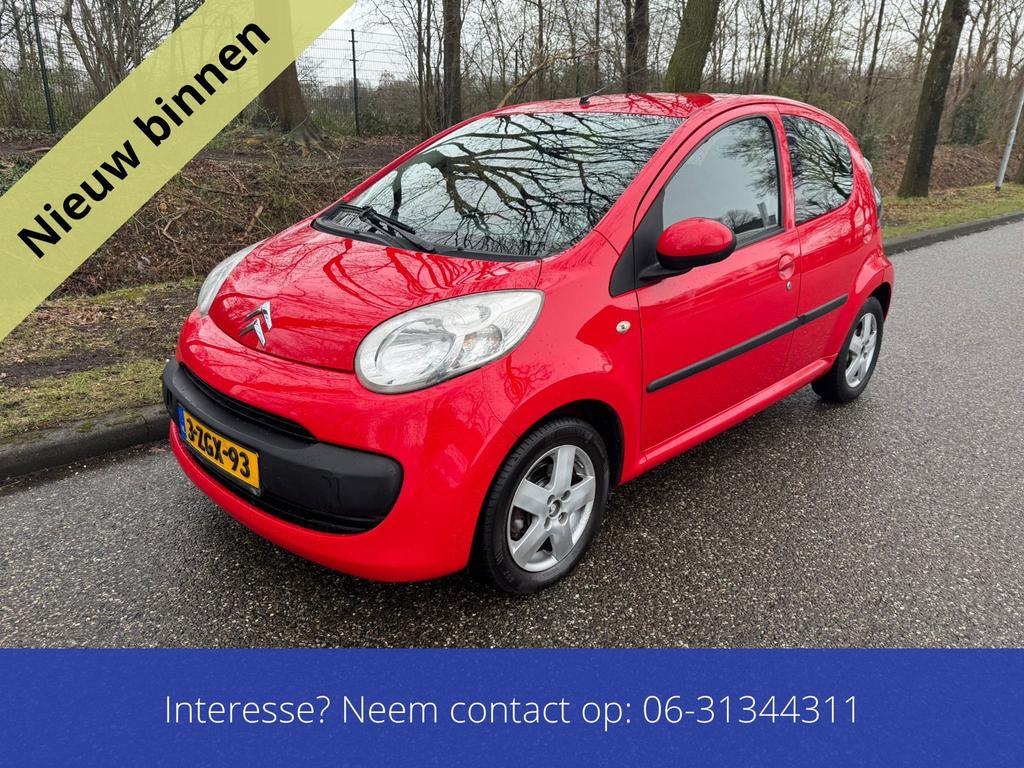 Nette Citroën C1 1.0 5 Deurs  2007 Nieuwe Apk, Auto's, Voorwielaandrijving, 4 stoelen, C1, 68 pk