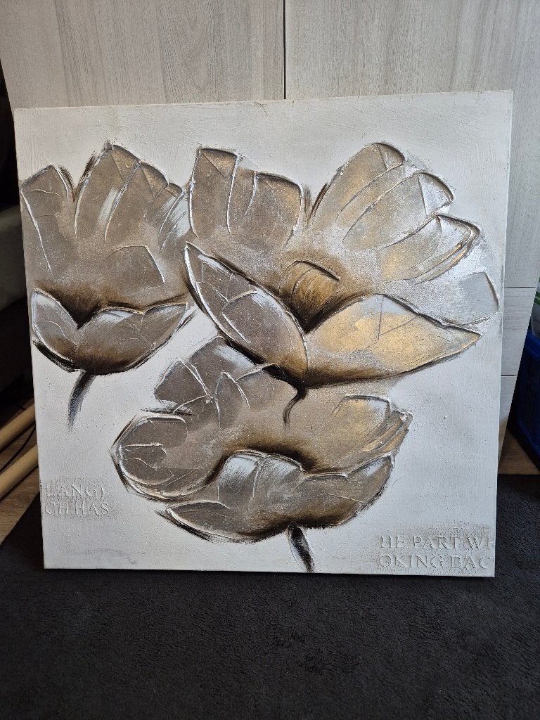 Schilderij met certificaat, Ophalen, Bloemen