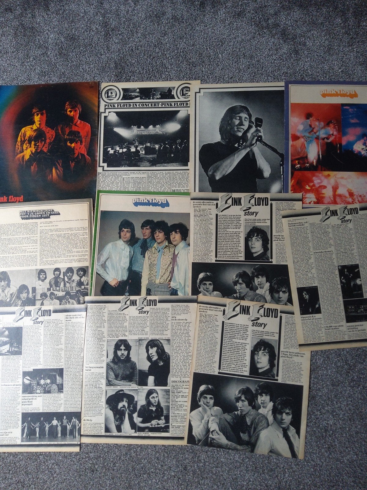 Pink Floyd: muziek artikels uit muziek expres, Verzamelen, Muziek, Artiesten en Beroemdheden, Ophalen of Verzenden, Boek, Tijdschrift of Artikel