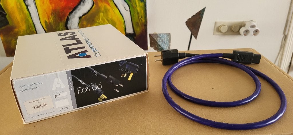 High-End ~ Schuko ATLAS EOS-DD ~ Netsnoer POWER CORD, Audio, Tv en Foto, Ophalen, Nieuw, Minder dan 2 meter, Overige kabels