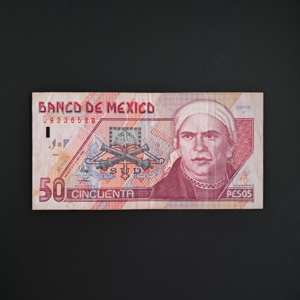 50 peso Mexico #008, Verzenden, Noord-Amerika, Los biljet