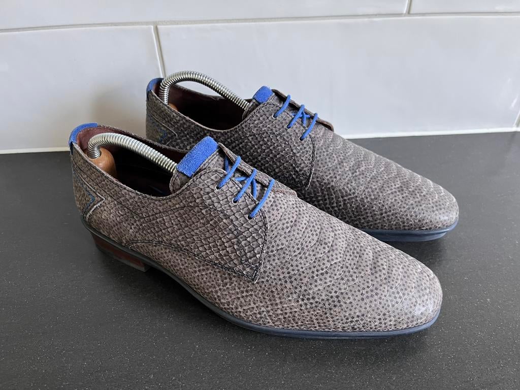 Floris van Bommel herenschoenen maat 8 / 42 H, Floris van Bommel, Overige kleuren, Floris van Bommel, Ophalen of Verzenden