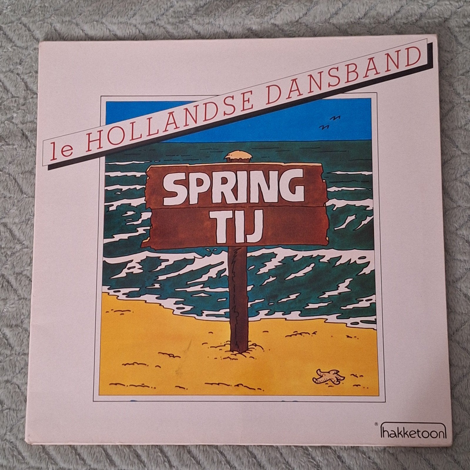 Le Hollandse Dansband - Spring Tij LP (1982), LP, Gebruikt, Originele persing, Ophalen of Verzenden