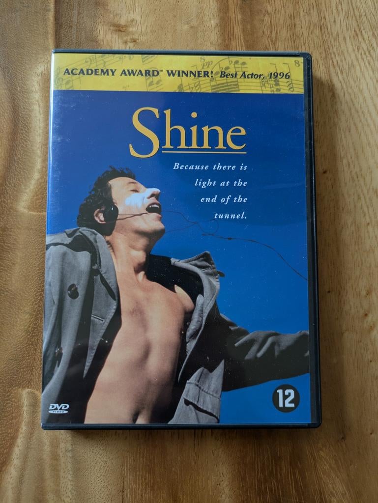 Shine - DVD, Vanaf 12 jaar, Ophalen of Verzenden, Zo goed als nieuw, Waargebeurd drama