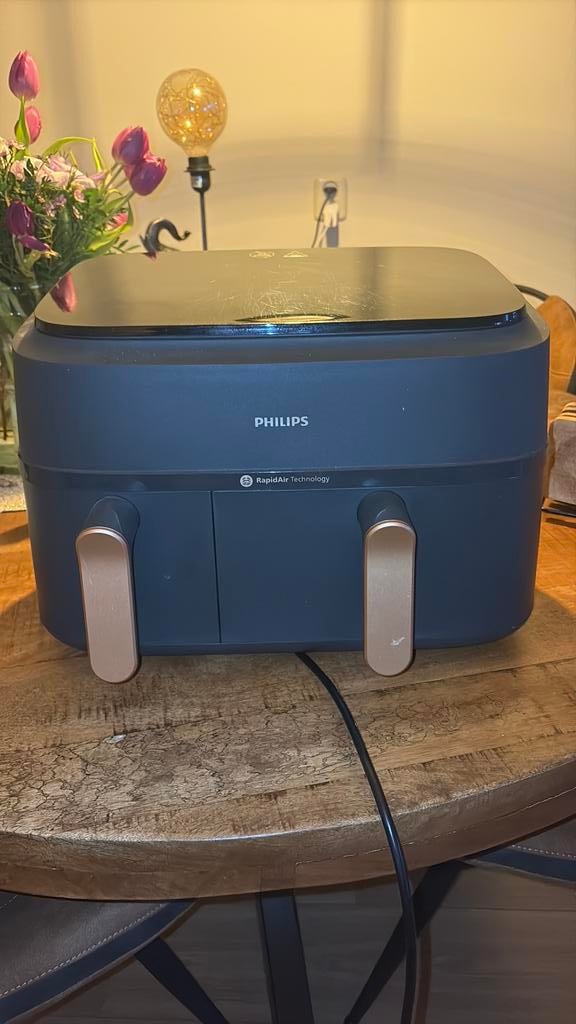 Airfryer Phillips 3000 Duel Series, Witgoed en Apparatuur, Airfryers, Ophalen of Verzenden, Nieuw, Airfryer XL, 1000 t/m 1499 gram