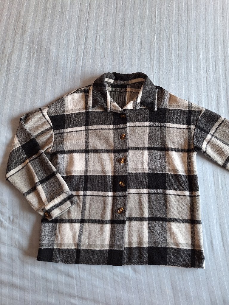 Beetje Oversized warm vest maat 36 merk Shein grijs/zwart, Zwart, Ophalen of Verzenden, Zo goed als nieuw, Maat 36 (S)