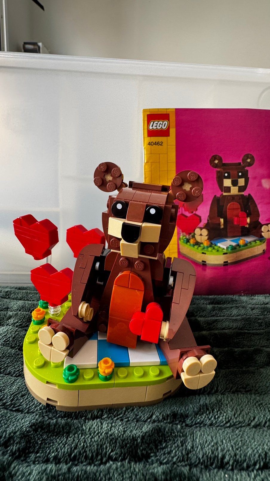 Lego 40462 - Valentijn beer, Lego, Compleet, Ophalen of Verzenden, Zo goed als nieuw