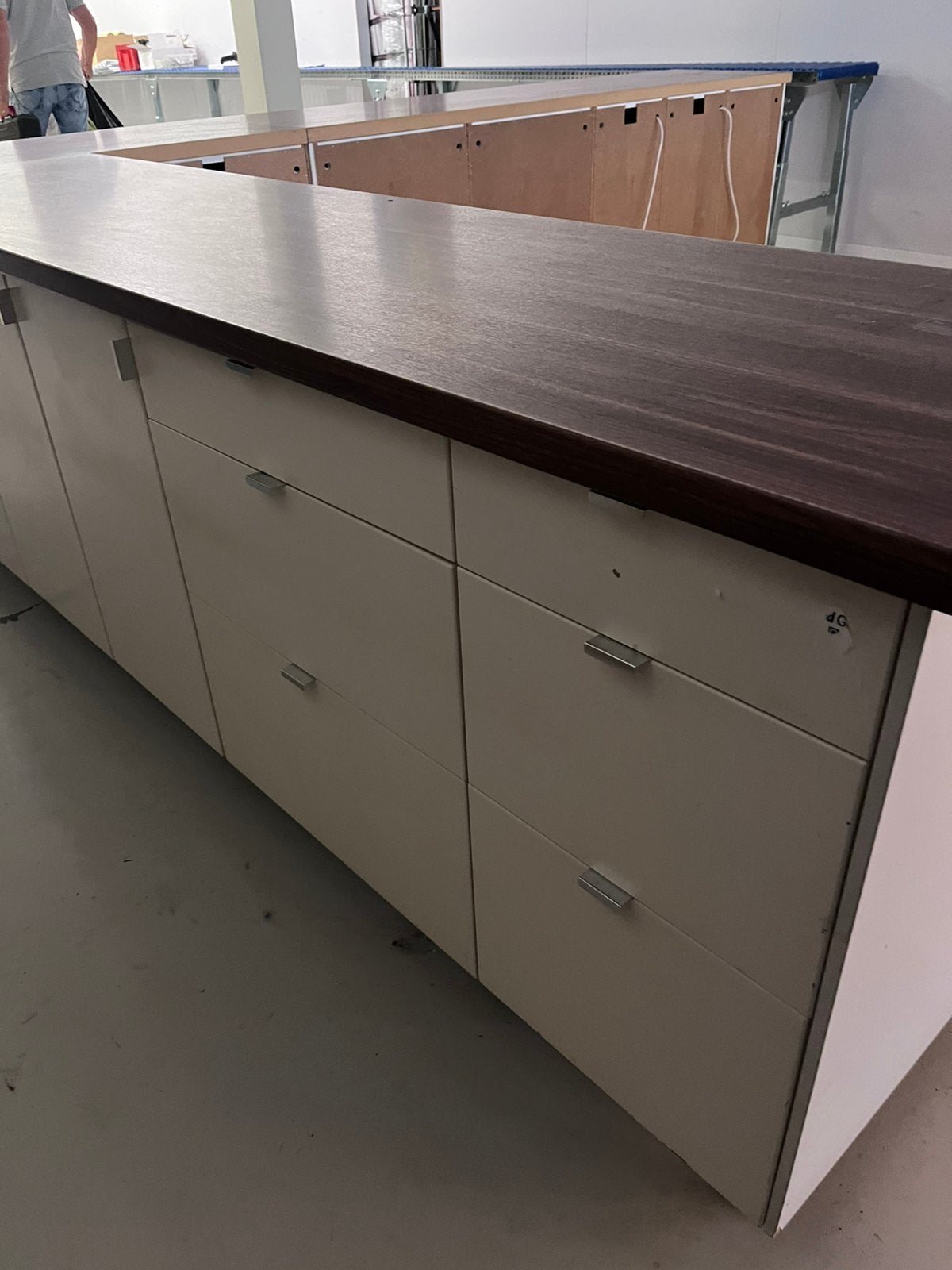 Kastjes met laden en deuren met werkblad, Doe-het-zelf en Verbouw, Ophalen, Gebruikt, Minder dan 70 cm