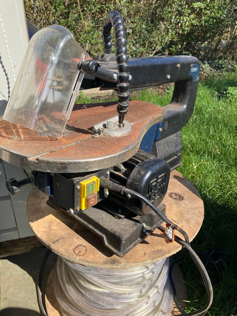 Ferm SSM1005 Figuurzaag - Gebruikt, Minder dan 30 mm, Gebruikt, Ophalen of Verzenden, Figuurzaag