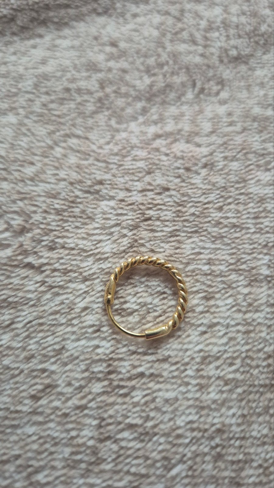 Verloren oorbel, Sieraden, Tassen en Uiterlijk, Ophalen of Verzenden, Gebruikt, Goud, Oor- of Traguspiercing