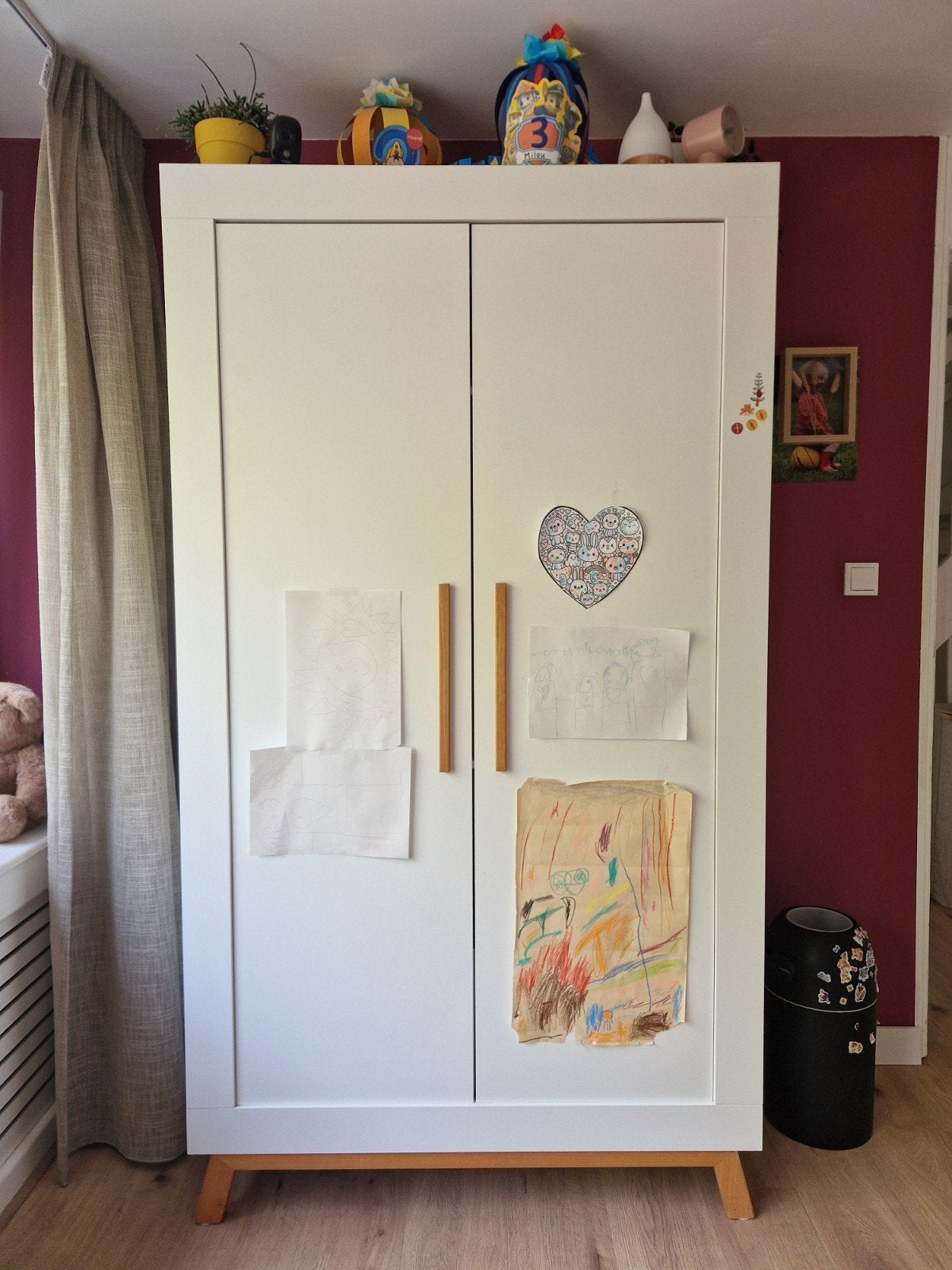 Complete babykamer kledingkast/commode/ledikant, Gebruikt, Kast, 50 tot 70 cm, Ophalen of Verzenden