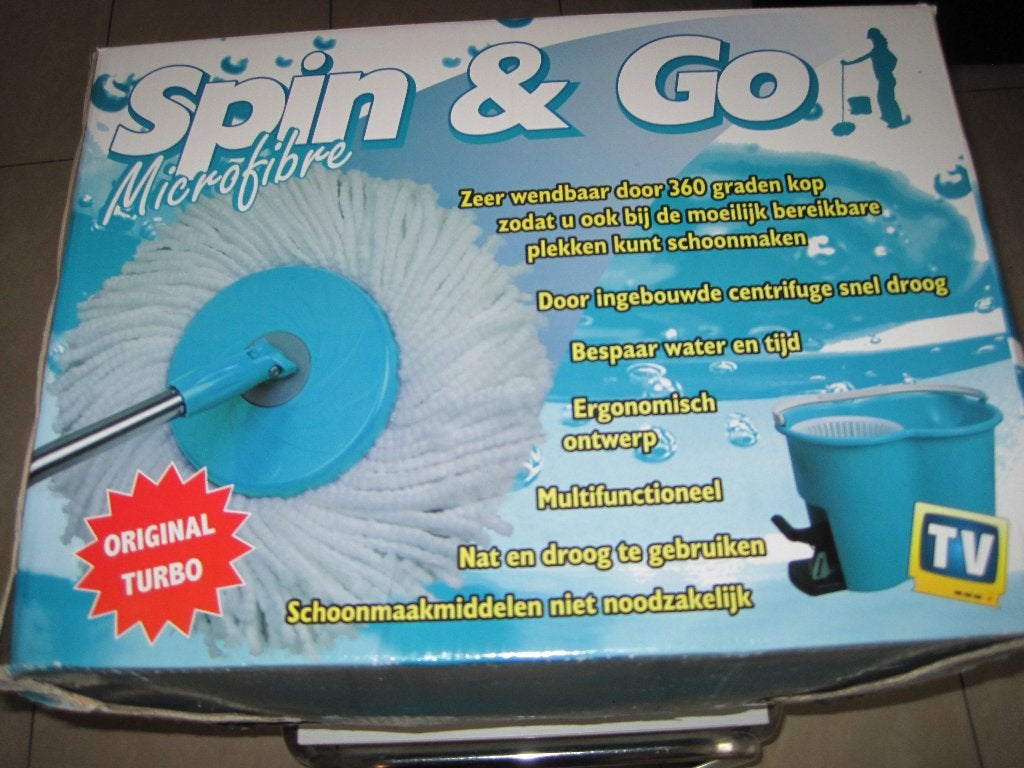 Nieuw: Spin & Go/schoonmaak combinatie, Ophalen, Nieuw