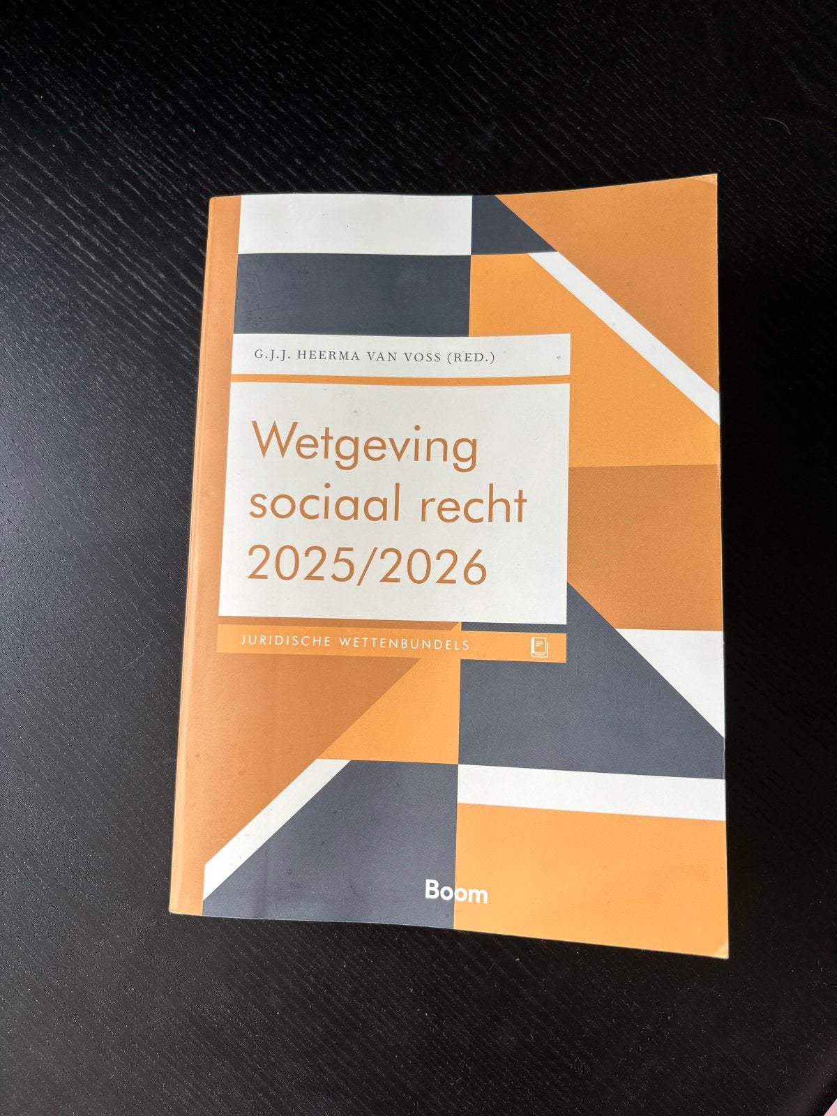 Wetgeving sociaal recht 2025/2026 - Juridische Wettenbundel, Ophalen of Verzenden, Gamma, Zo goed als nieuw, HBO