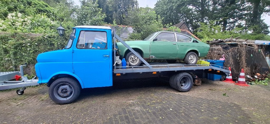 1974 Opel Blitz B 3.75 wielbasis C30NE motor, Overige carrosserieën, Blauw, Handgeschakeld, Particulier