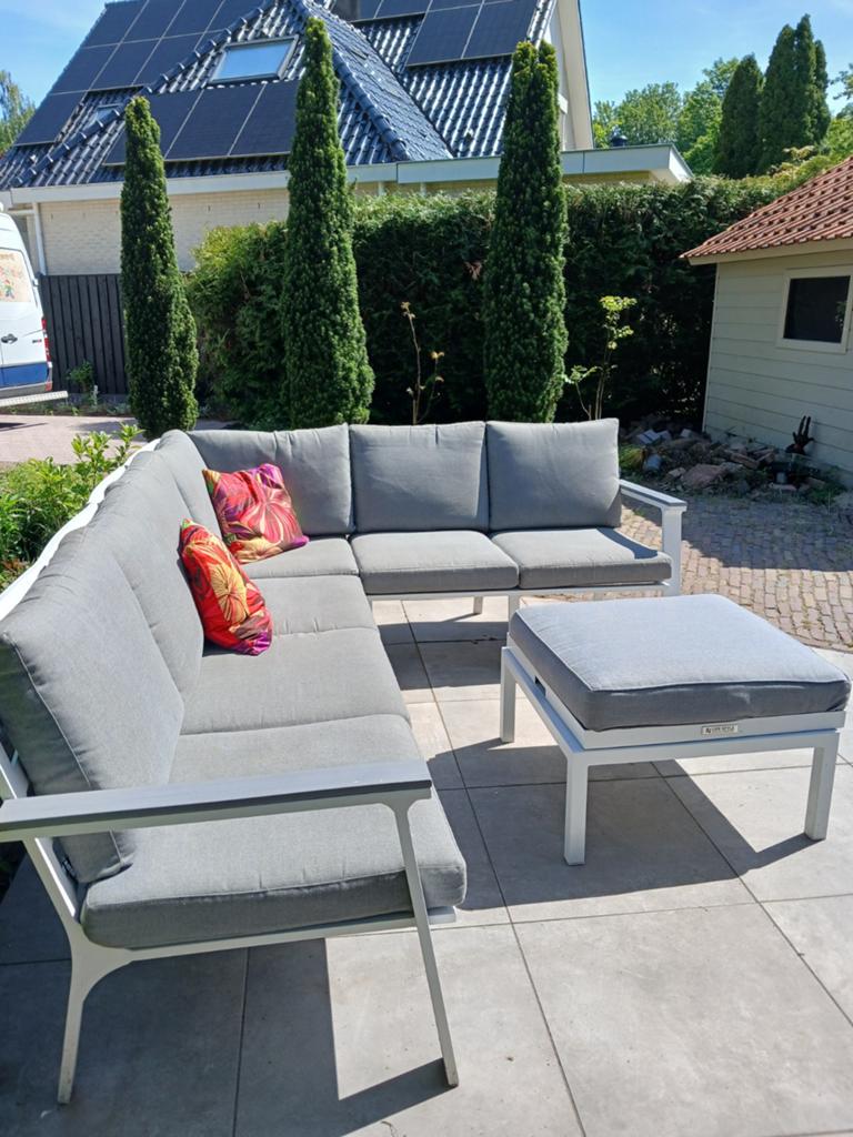 Life style tuinset 3 jaar oud., Tuin en Terras, Tuinsets en Loungesets, Ophalen, 6 zitplaatsen, Bank, Aluminium