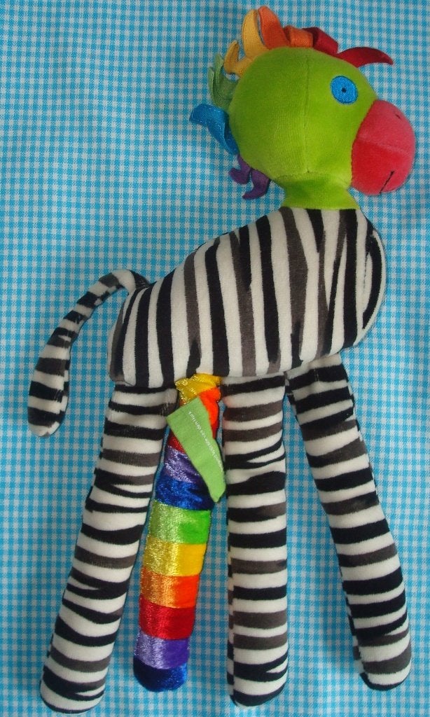 *Zep! Zebra Knuffel Pluche Steun KIDSRIGHTS – 40x8 cm, Ophalen of Verzenden, Zo goed als nieuw, Overige typen, Wasbaar