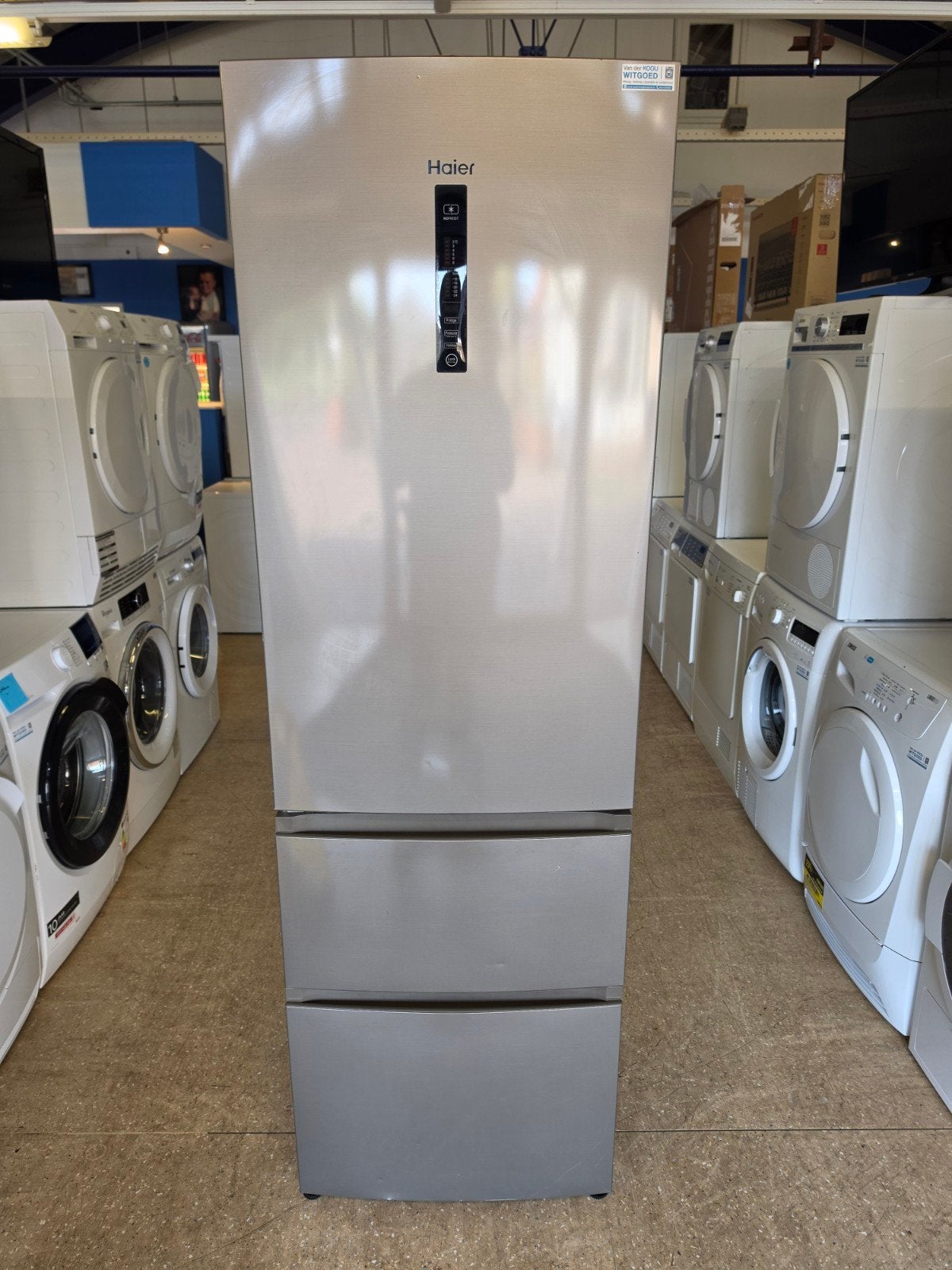 Haier koelvriescombinatie | A++ | Total No Frost | Garantie✅, Jirnsum, Haier, 200 liter of meer, 60 cm of meer