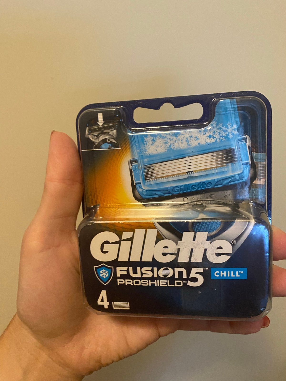 Gillette Fusion5 ProShield Chill Scheermesjes - 4 stuks, Verzenden, Nieuw, Overige typen