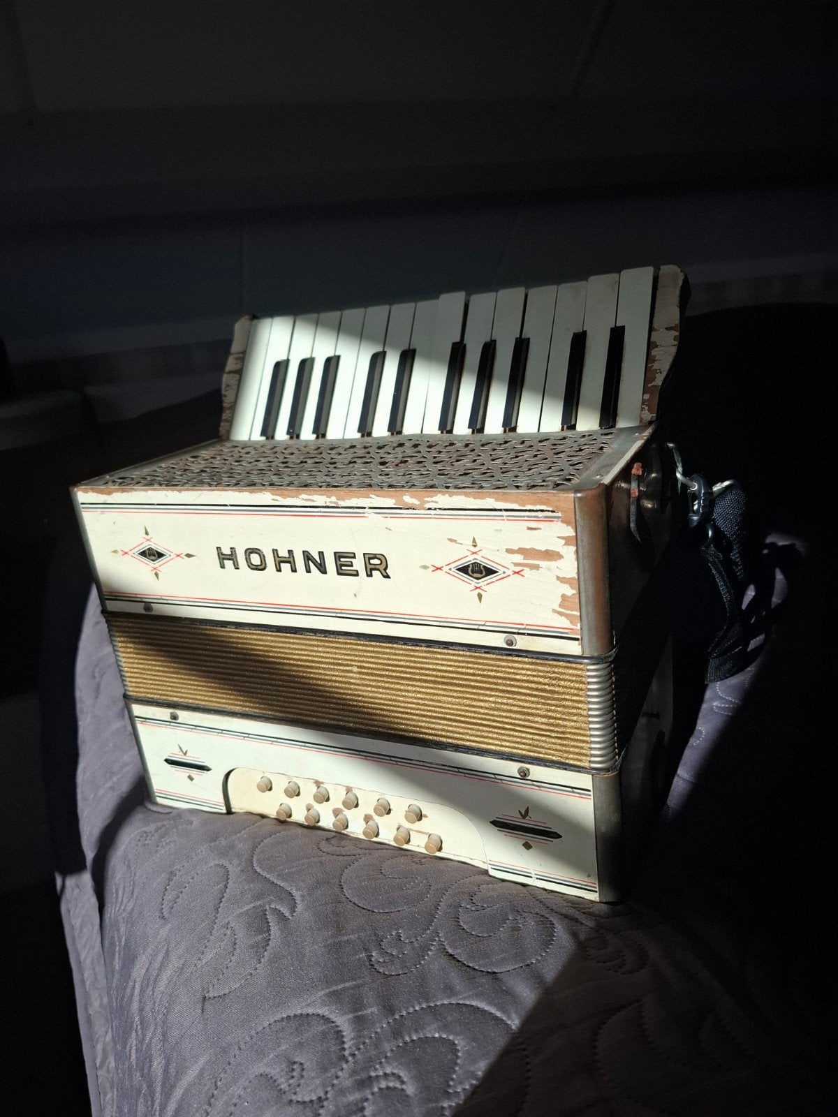 Hohner Accordeon - Decoratie/Hobbyist, Ophalen, Gebruikt, Toetsaccordeon, Hohner