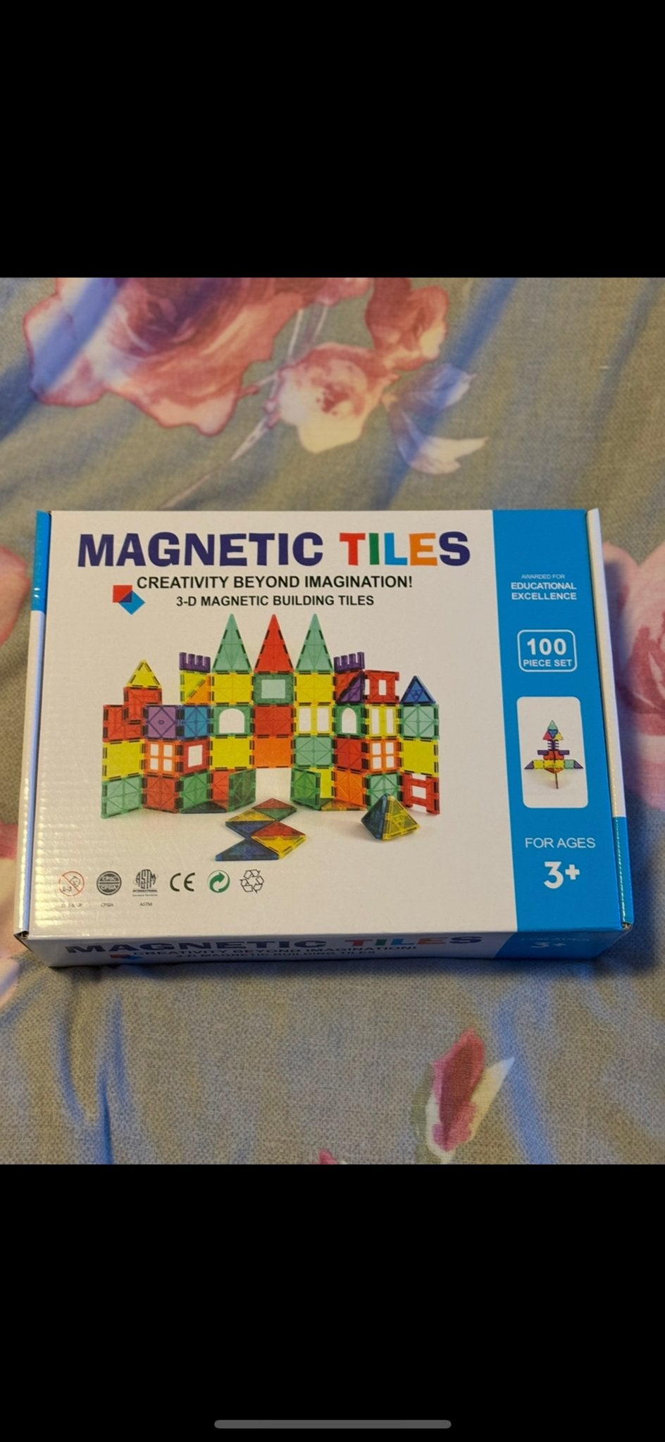 Magnetic Tiles 100-delige set - Nieuw in doos, Ophalen of Verzenden, Nieuw, Overige merken