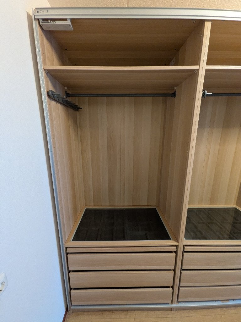 IKEA Pax Kledingkast 350cm - Schuifdeuren & Accessoires, Gebruikt, 200 cm of meer, IKEA Pax kast (eikenhout), Eikenhout
