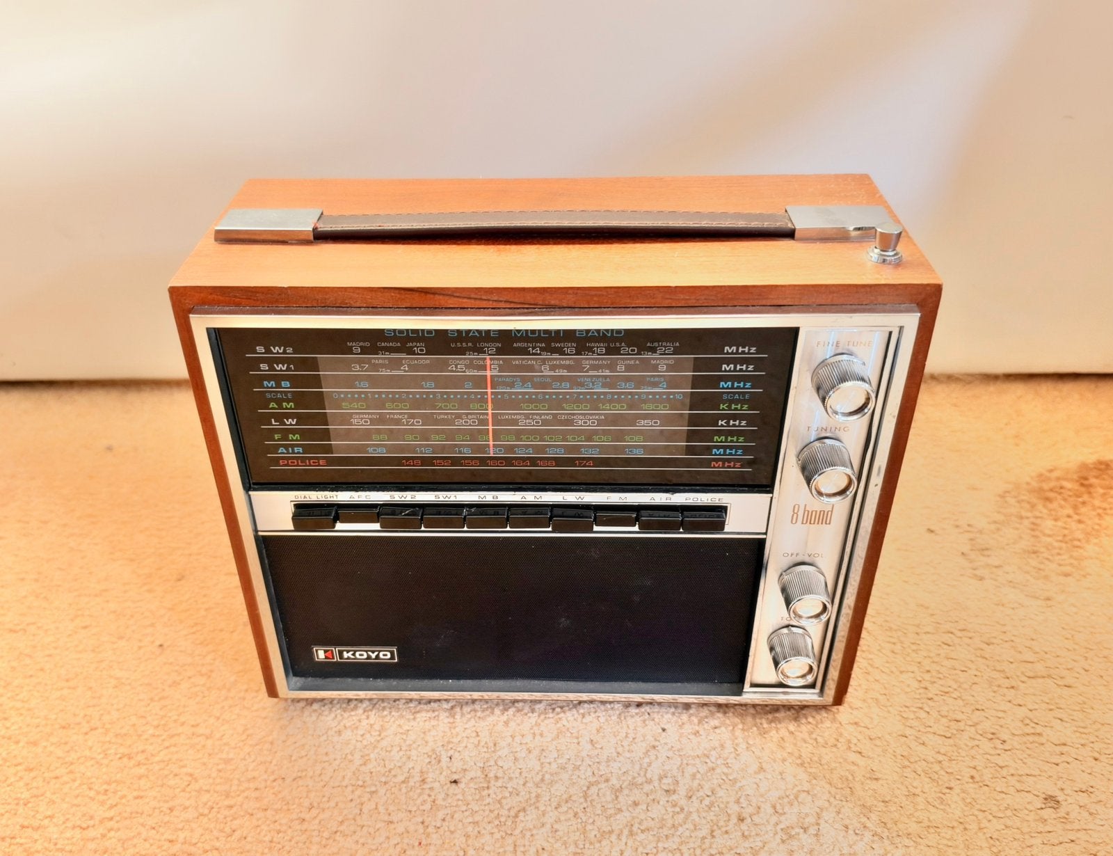 Mooie goede Koyo KTR 1661 wereld ontvanger., Ophalen of Verzenden, Gebruikt, Wereldontvanger