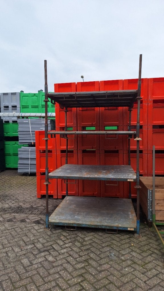 Transportrek /Stapelrack/stapelbokken/ Schotelpallet, Ophalen, Gebruikt, Industriepark 2a 9351PA Leek, Handmatig