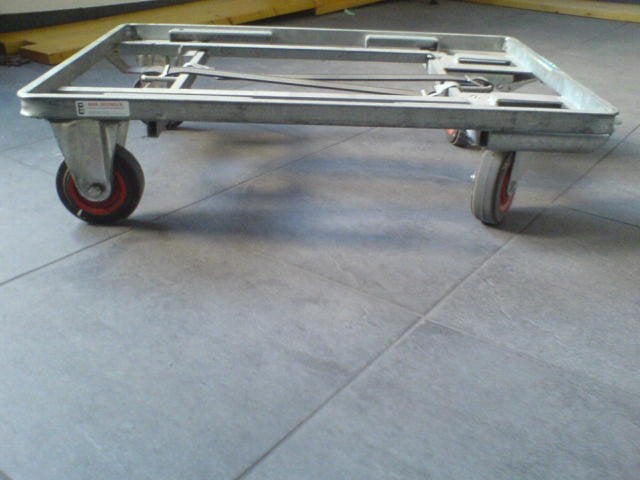 Foto 7 van Stevige transportroller 60x80cm, dolly, hondje